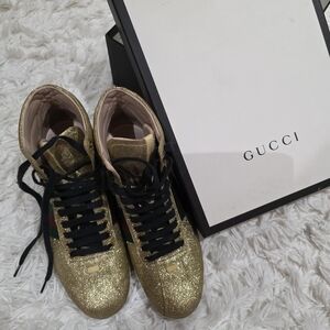 Gucci Glittering Gold Women's Sneakers